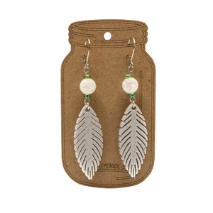 TiffysLemonadeStand - On The Wind - Opaque - Clasp Earrings - Earrings - clasp, opaque - $12